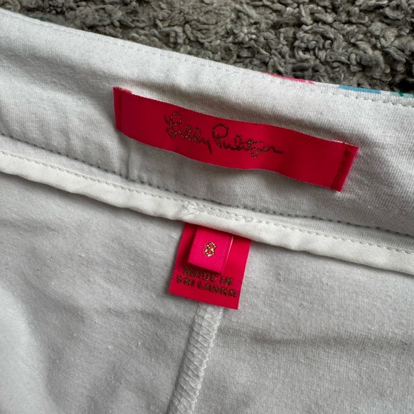 Lilly Pulitzer Pink and Blue Patterned Skirt - Picture 6 of 6